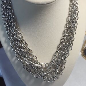 Multistrand Chain Necklace